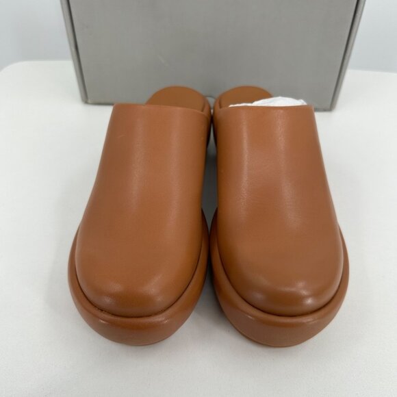 Everlane The Puffa Flatform in Brown Leather size 8 Women's Chunky Platform Clog - Picture 3 of 13